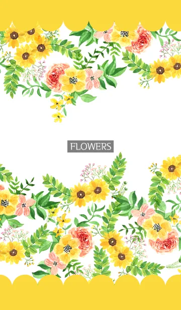water color flowers_325の着せ替えメイン画像