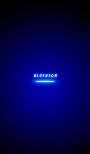 [LINE着せ替え] Blue Neon Themeの画像1
