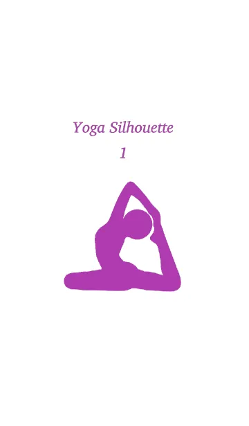 [LINE着せ替え] Yoga Silhouette 1の画像1