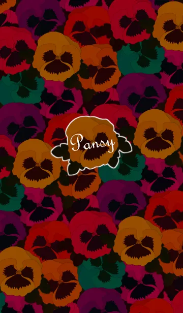 [LINE着せ替え] Pansy -Autumn color-の画像1