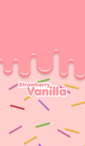 [LINE着せ替え] Strawberry Vanillaの画像1