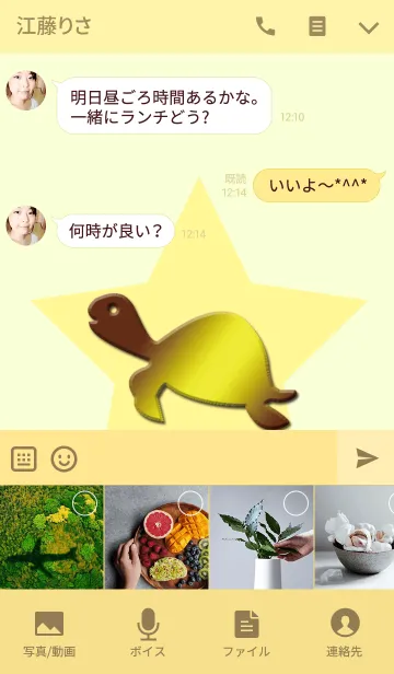 [LINE着せ替え] お金持ちになれる亀星の画像4