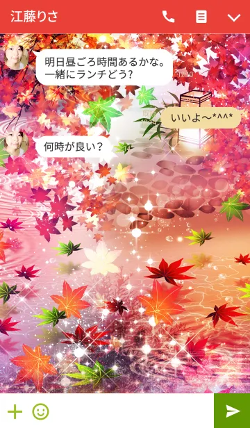[LINE着せ替え] 涼風紅葉ノ川の画像3