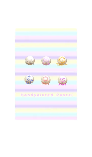 [LINE着せ替え] Handpainted Pastelの画像1