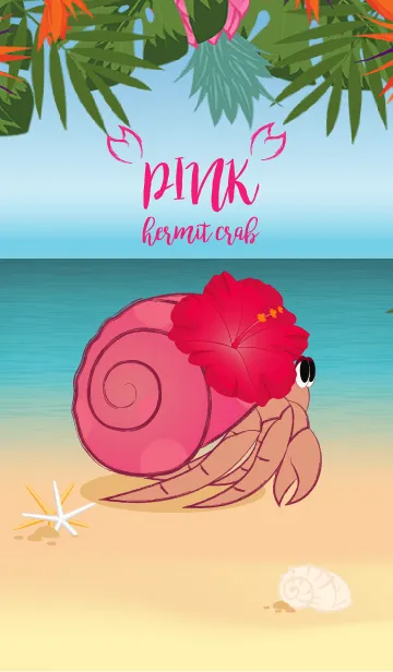 [LINE着せ替え] Hermit crab Hawaiiの画像1