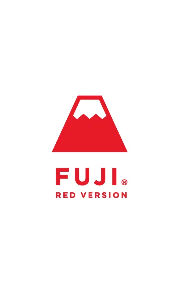 [LINE着せ替え] FUJI シンプル RED ver.の画像1