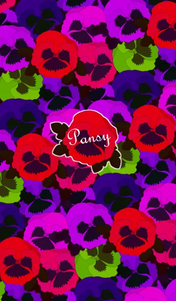 [LINE着せ替え] Pansy -Brilliant color-の画像1
