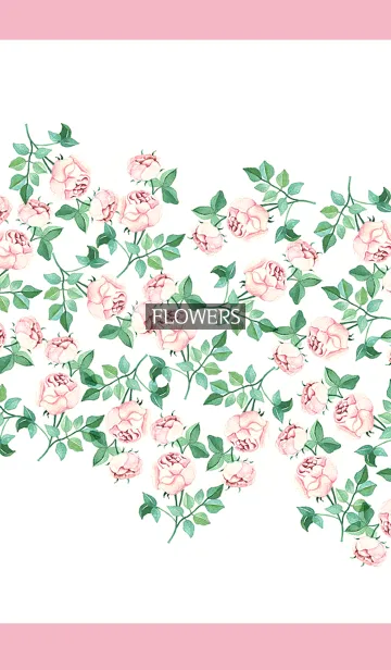 [LINE着せ替え] water color flowers_320の画像1