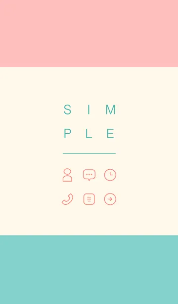 SIMPLE / トリコロールの着せ替えメイン画像