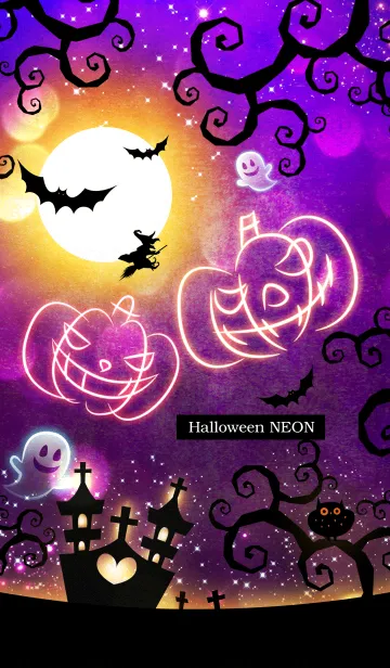 [LINE着せ替え] Halloween NEONの画像1