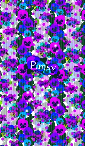[LINE着せ替え] Pansy -Elegant purple-の画像1
