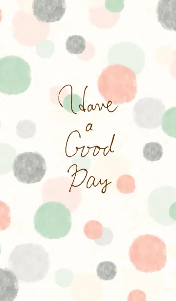 [LINE着せ替え] Have a Good Day2-水彩-の画像1
