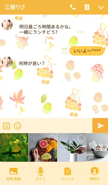 [LINE着せ替え] 秋色大爆発の画像4