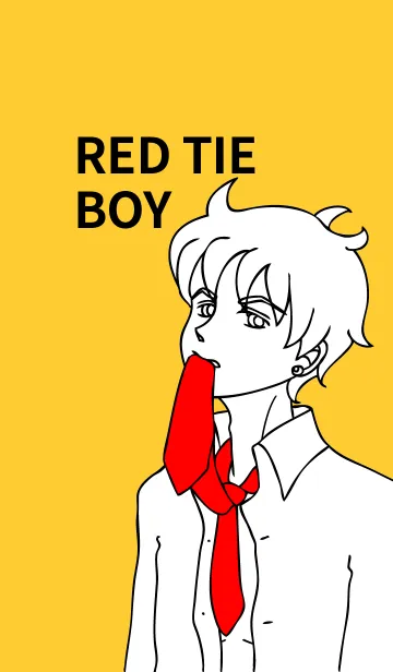 [LINE着せ替え] Boys in Athletes class (Red Tie Boy)の画像1