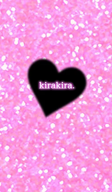 [LINE着せ替え] I love kirakira. glitter pinkの画像1