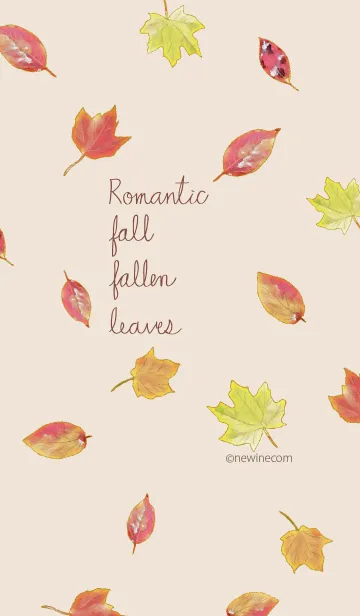 [LINE着せ替え] ロマンチック 秋の落ち葉の画像1