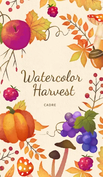 [LINE着せ替え] Watercolor Harvestの画像1