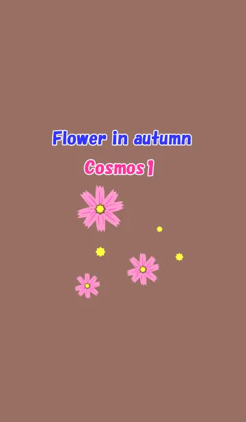 [LINE着せ替え] 秋の花(コスモス1)の画像1