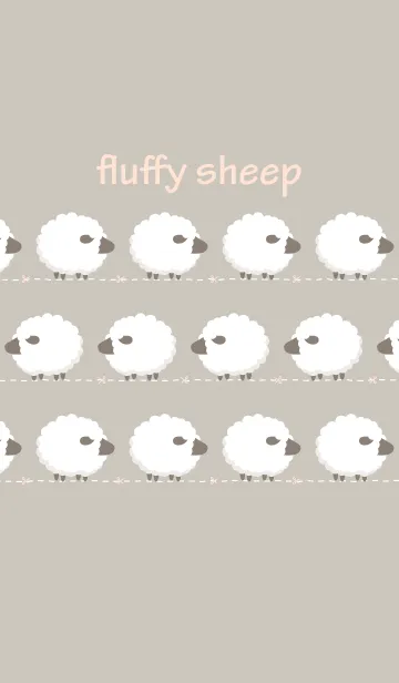 ふわふわどうぶつ・もこもこひつじの着せ替えメイン画像