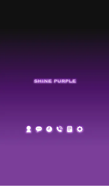 [LINE着せ替え] 光る紫の画像1