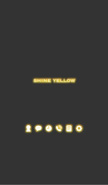 [LINE着せ替え] 光る黄の画像1