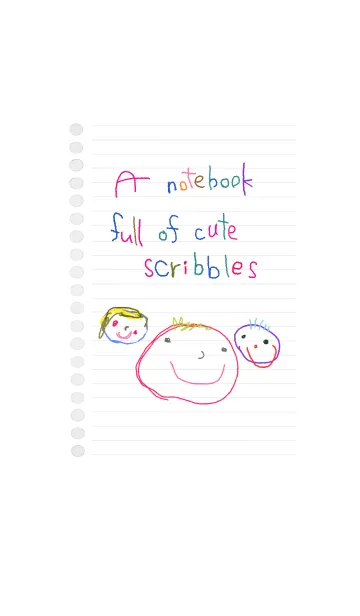 ノートにかわいい落書き 3の着せ替えメイン画像