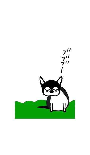 チワワのダブのLINE着せ替え