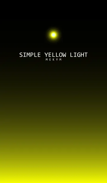 [LINE着せ替え] SIMPLE YELLOW LIGHT.の画像1