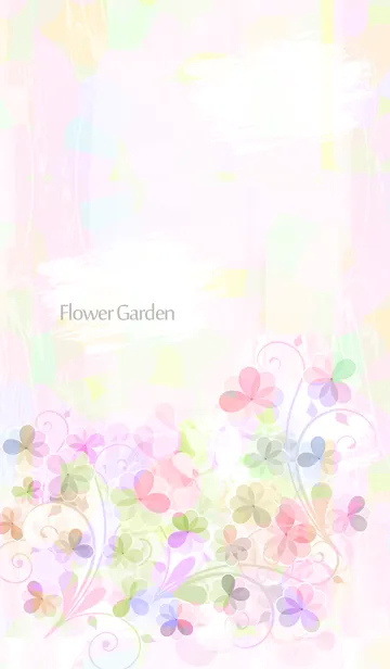 [LINE着せ替え] artwork_Flower garden3の画像1