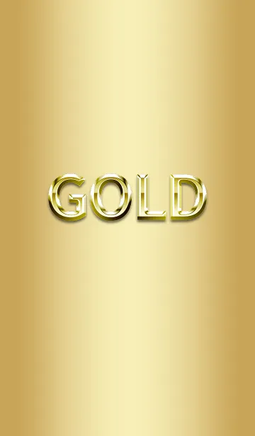 [LINE着せ替え] Simple is Goldの画像1
