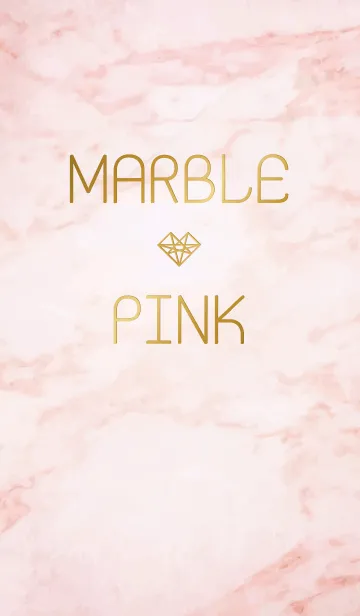 [LINE着せ替え] Marble Pink＆Goldの画像1