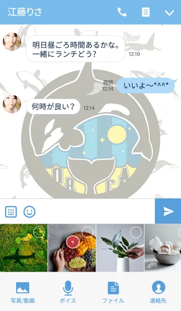 [LINE着せ替え] シャチ。の画像4