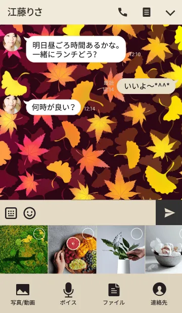 [LINE着せ替え] Fall sceneryの画像4