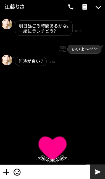 [LINE着せ替え] Luxury Heart.の画像3