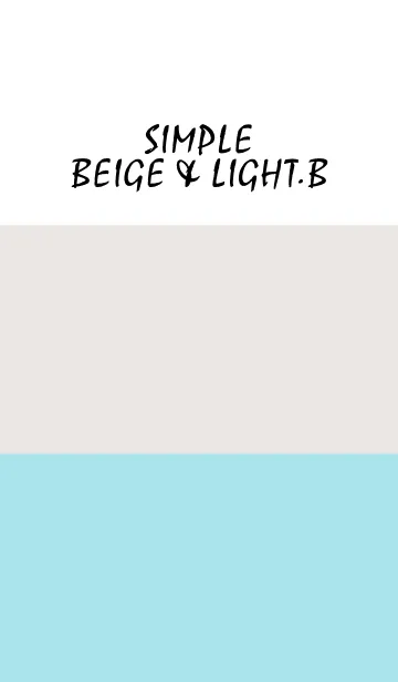 Simple beige ＆ light.b.の着せ替えメイン画像