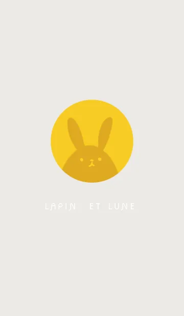 [LINE着せ替え] お月さまとウサギの画像1