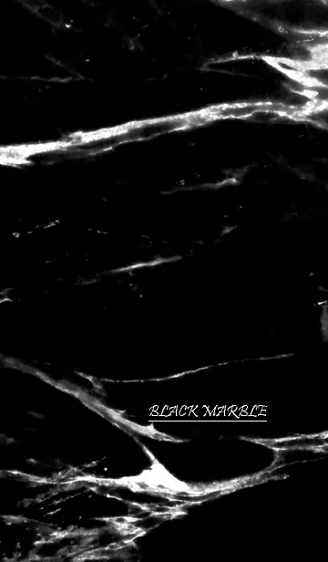 [LINE着せ替え] 黒大理石の画像1