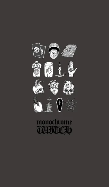 monochrome witchの着せ替えメイン画像