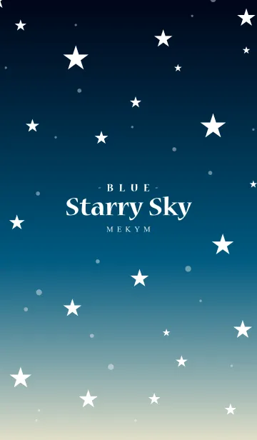 [LINE着せ替え] - Starry★Sky Blue -の画像1