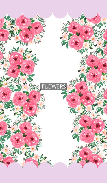 [LINE着せ替え] water color flowers_336の画像1