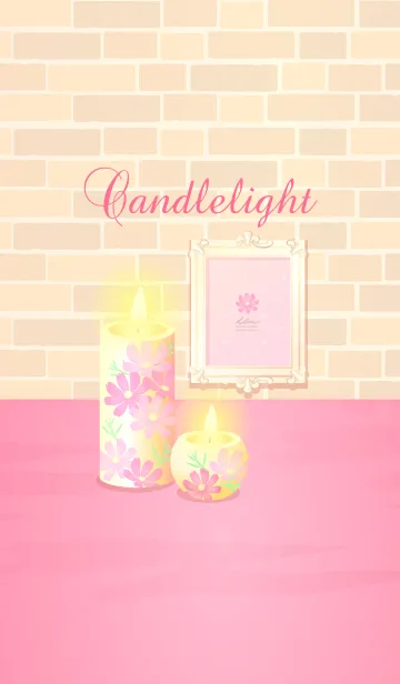 [LINE着せ替え] Candlelight 綺麗なキャンドル着せかえ2の画像1