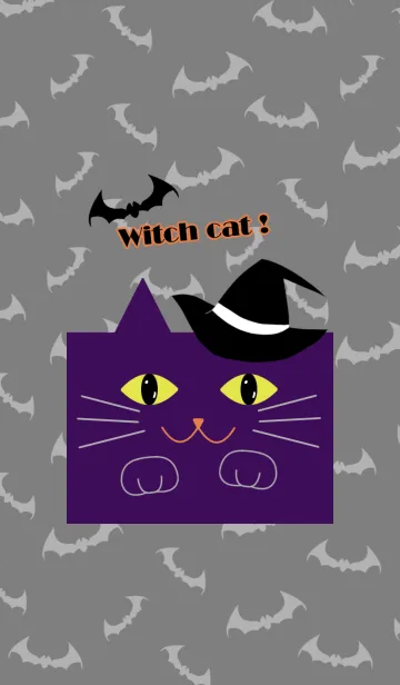 [LINE着せ替え] Halloween witch catの画像1