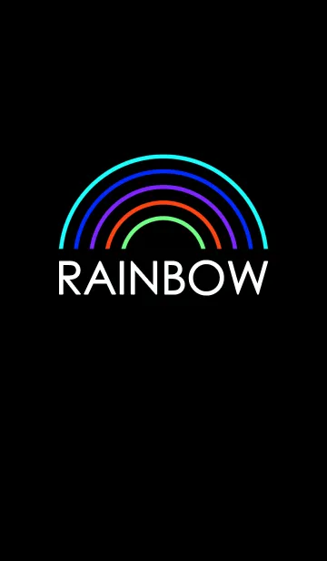 [LINE着せ替え] シンプル レインボー スタイル 2の画像1