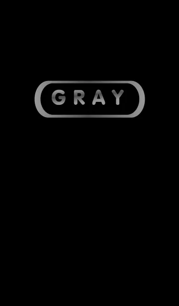 [LINE着せ替え] Simple Gray in Black themeの画像1