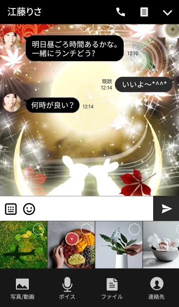 [LINE着せ替え] 月見 moonlightの画像4