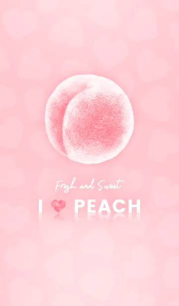 [LINE着せ替え] 桃だいすき - I LOVE PEACH -の画像1