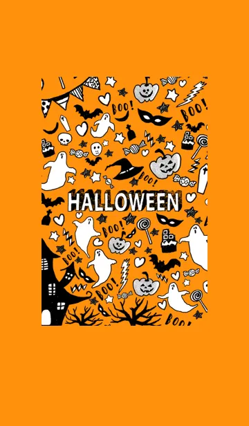 落書きハロウィンの着せ替えメイン画像