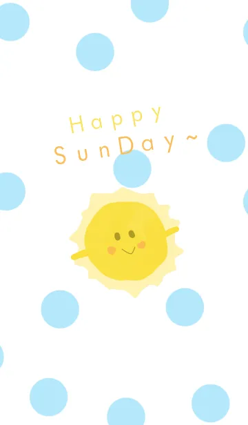 [LINE着せ替え] Happy SunDay~の画像1