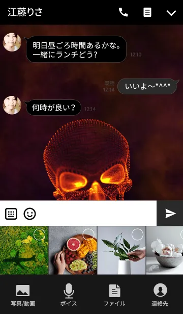 [LINE着せ替え] FORM<skull>の画像4