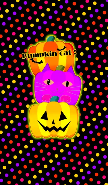 [LINE着せ替え] Pumpkin cat -Pop style-の画像1